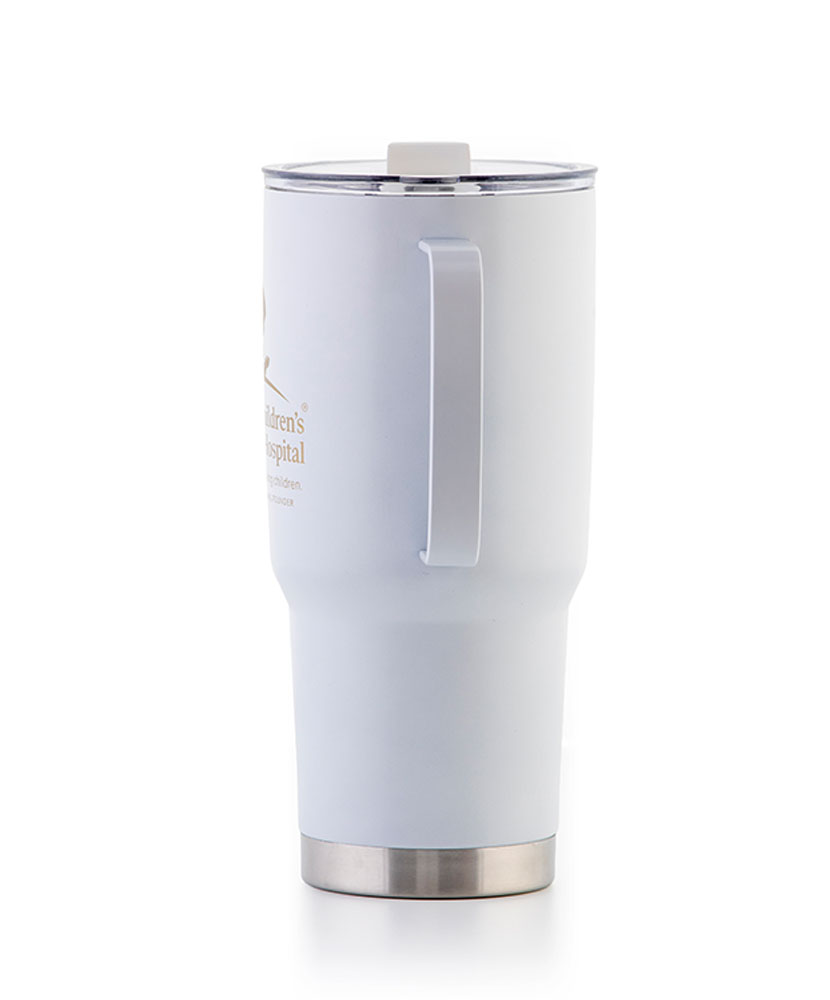 Double Wall Stainless Steel Tumbler with Handle